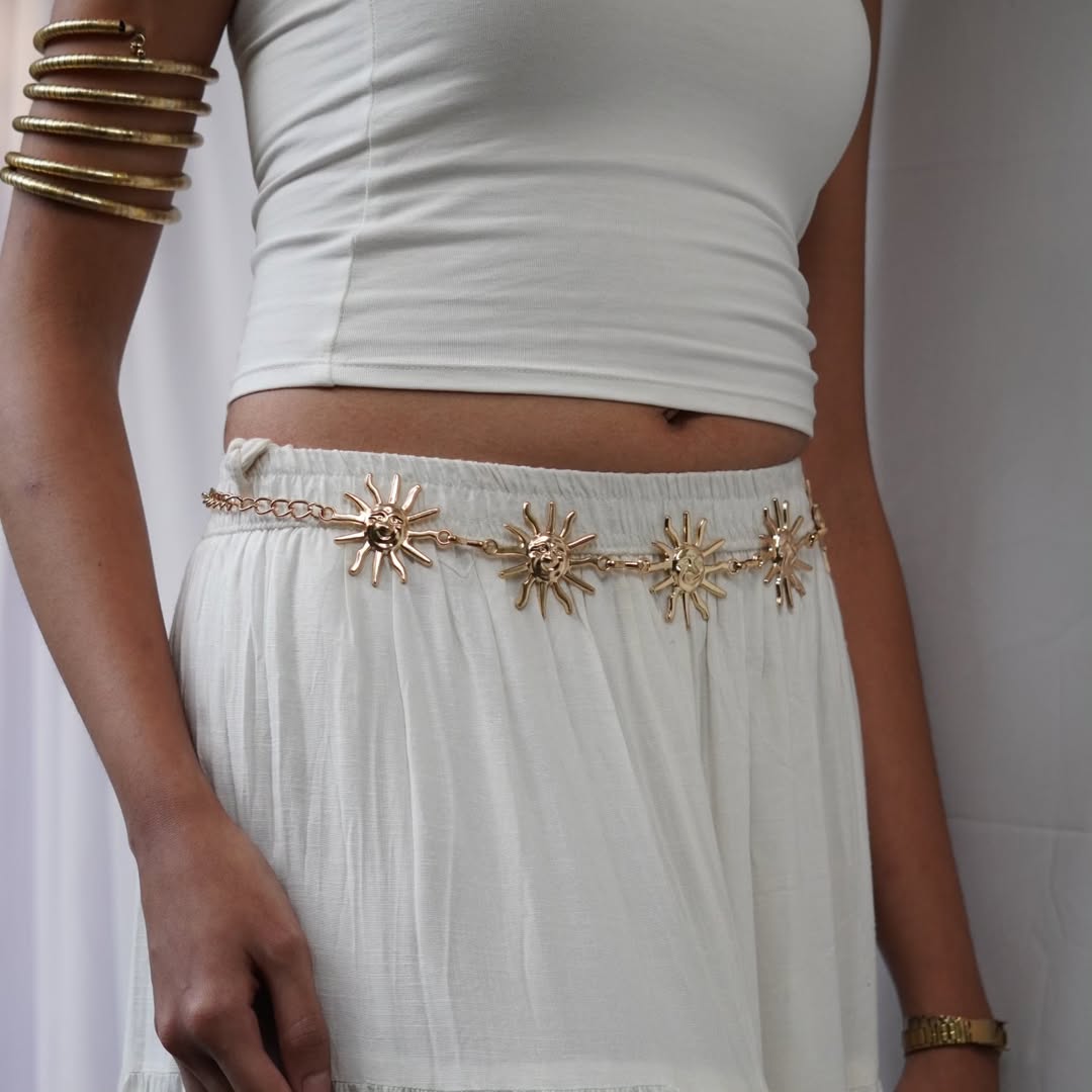 Bohemian Sun Chain Belt