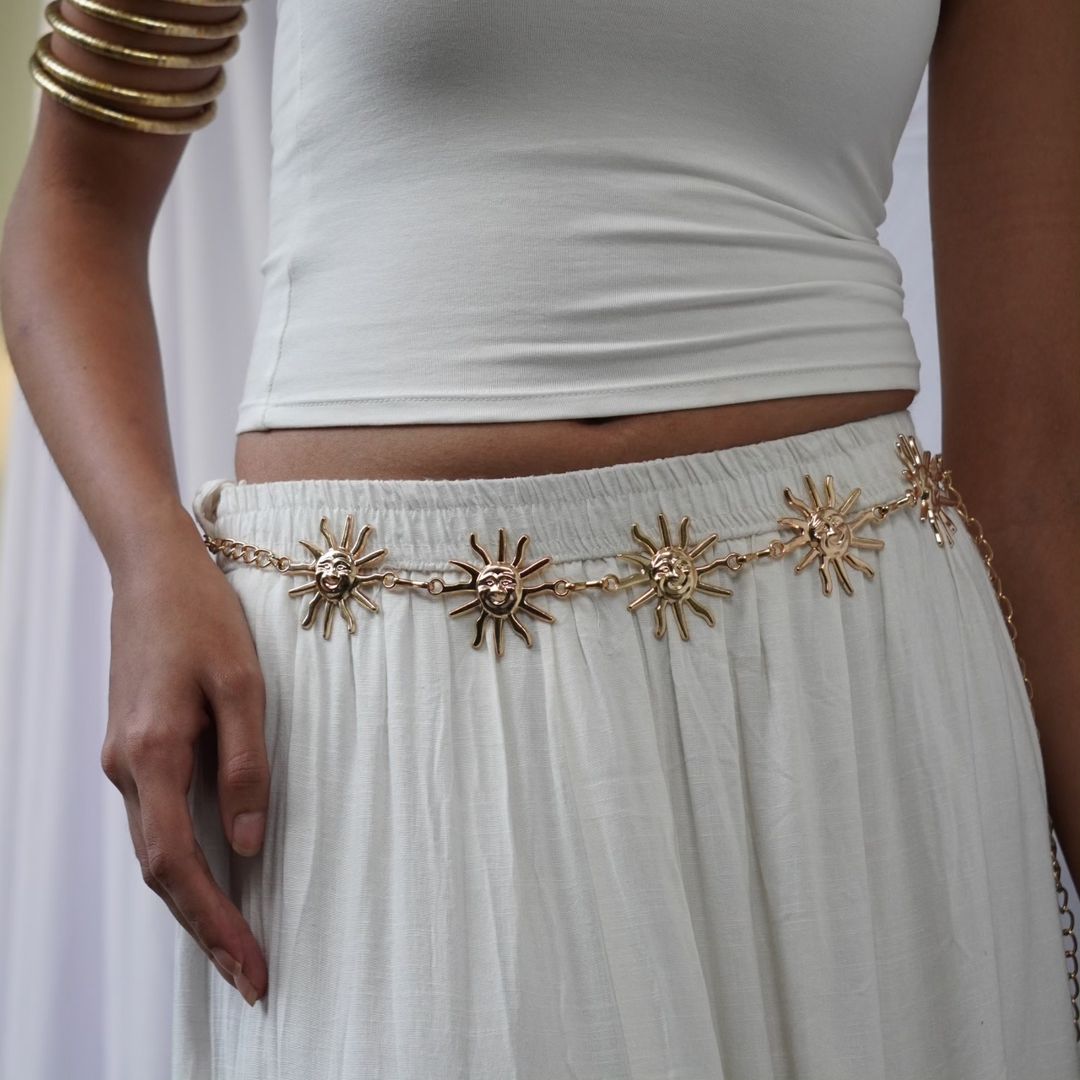 Bohemian Sun Chain Belt