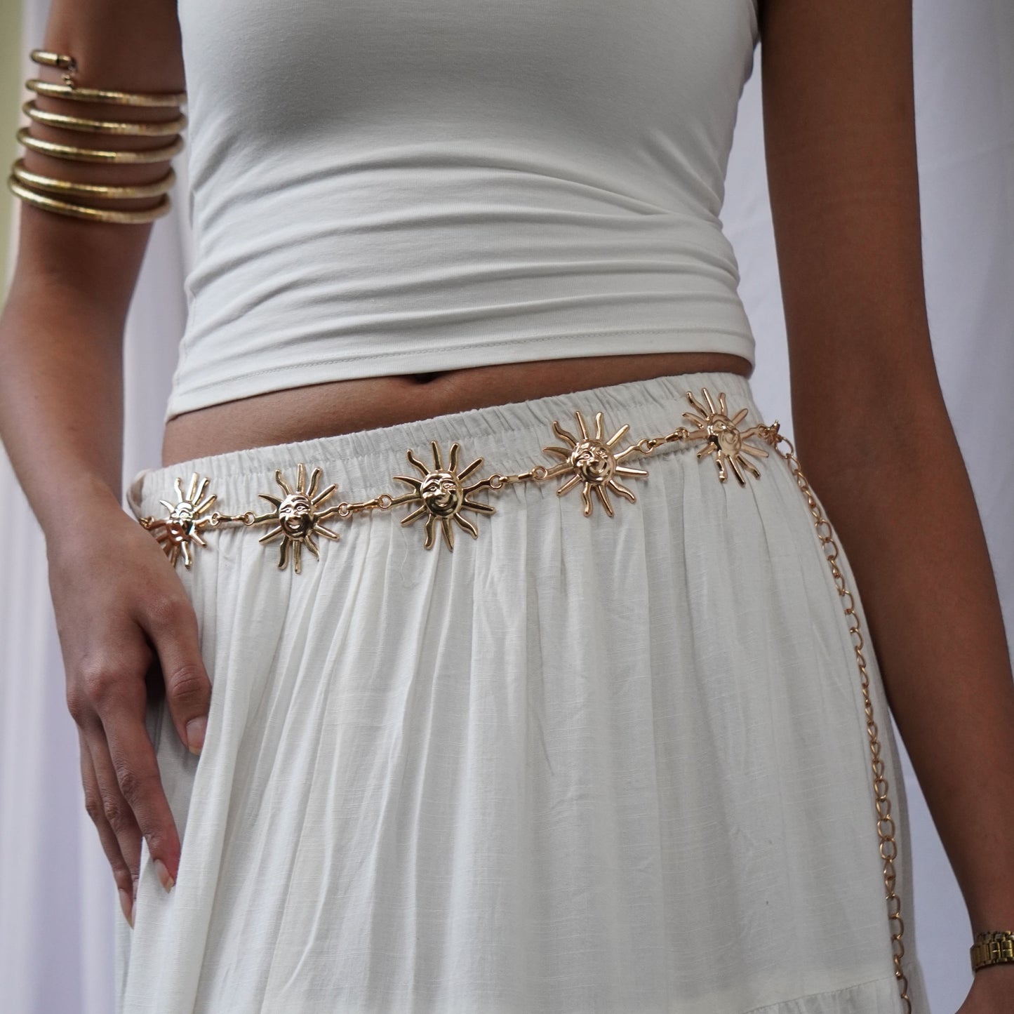 Bohemian Sun Chain Belt