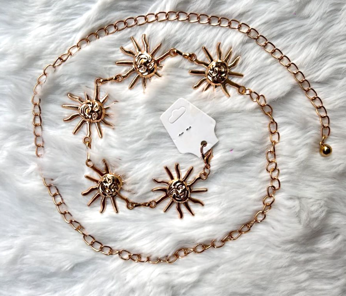 Bohemian Sun Chain Belt