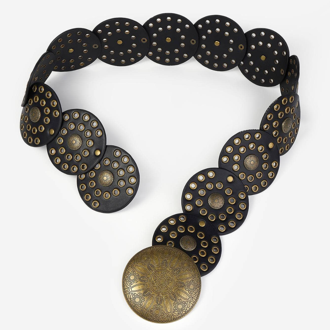 Disc Belt - Circular Black