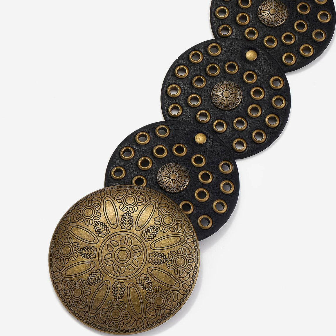 Disc Belt - Circular Black