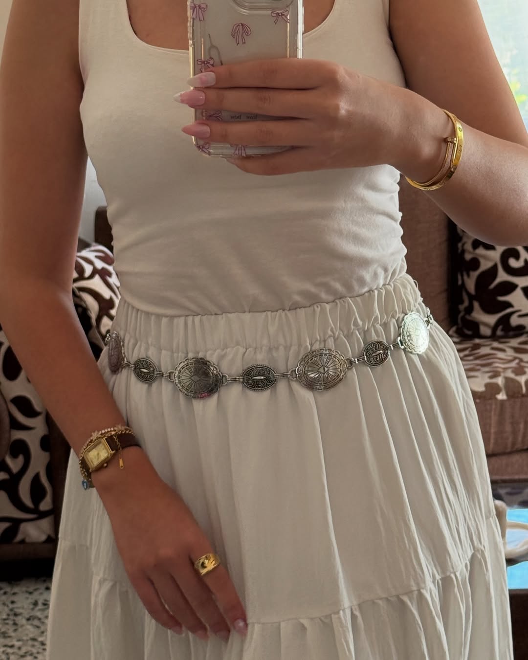 Bohemian Metal Concho belt