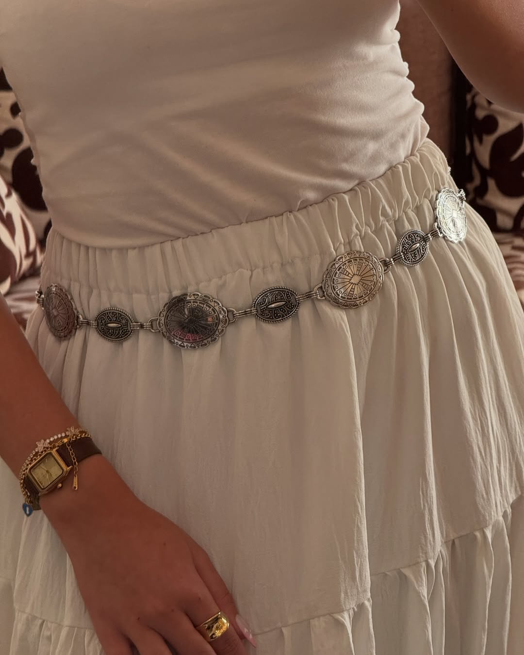 Bohemian Metal Concho belt