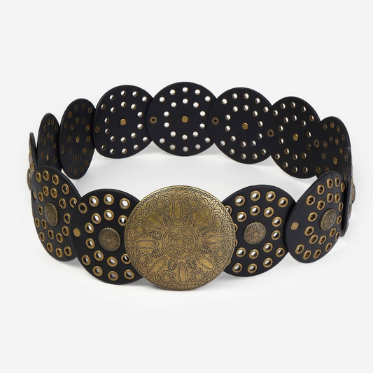Disc Belt - Circular Black