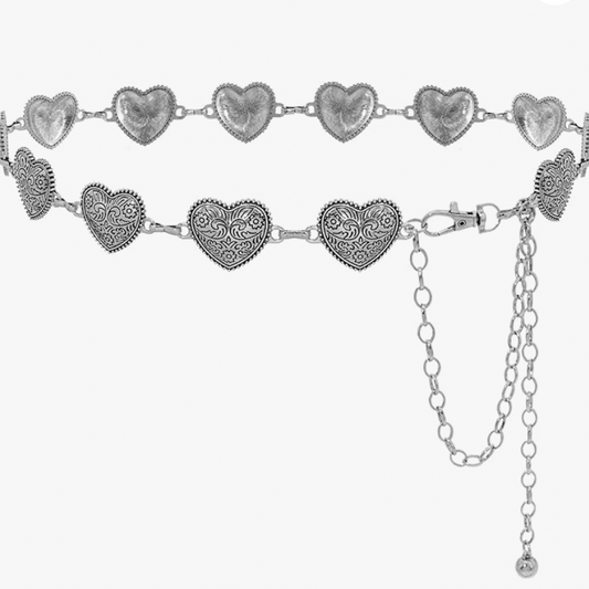 Cupid Antique Brass Chain Belt